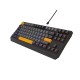 GENESIS Thor 230 TKL keyboard Gaming USB + RF Wireless + Bluetooth QWERTY Black, Grey, Orange