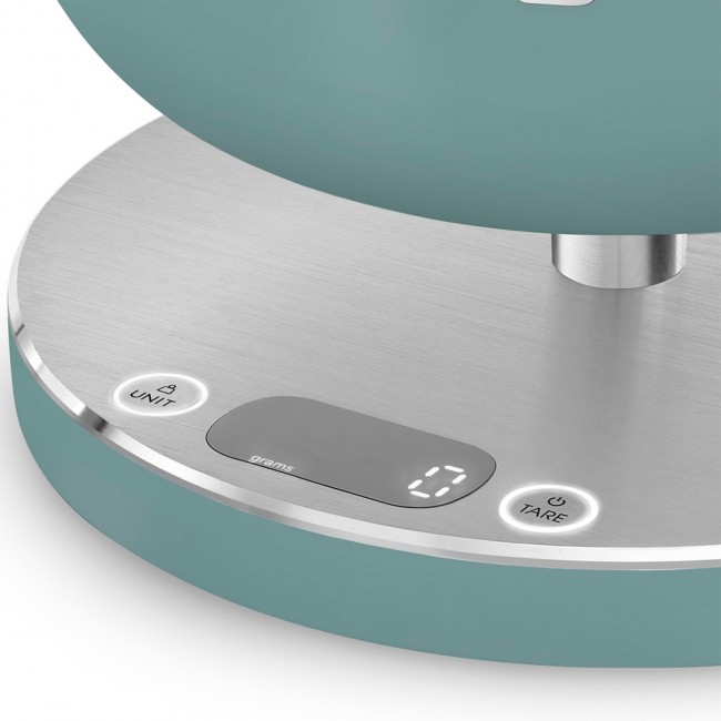 Smeg KSC01EGMWW kitchen scale Light Green, Stainless steel Countertop Round Electronic kitchen scale