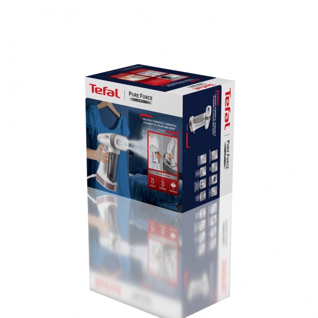 Tefal Pure Force DT8765E0 garment steamer Handheld garment steamer 0.18 L 1800 W Black, Cinnamon colour