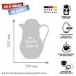 ROTPUNKT Thermos jug, 1.2 l, ivory (ecru)