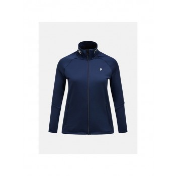 Bluza damska PEAK PERFORMANCE W Rider Essentials Zip Jacket kolor granatowy - M