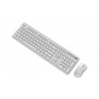 Gembird KBS-WPS-01 Slim Pro Business wireless desktop set, white, US layout