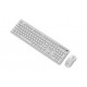 Gembird KBS-WPS-01 Slim Pro Business wireless desktop set, white, US layout