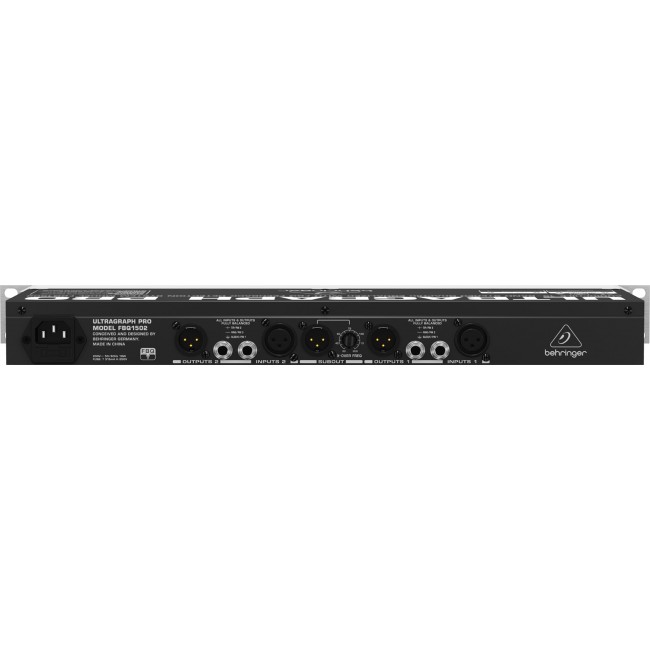 Behringer FBQ1502 audio equalizer Behringer FBQ1502 audio equalizer