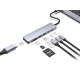 Conceptronic DONN28G 7-in-1 USB 3.2 Gen 1 Docking Station, 4K60Hz HDMI, USB-A 5Gbps x 2, USB-C 5Gbps, SD, TF/MicroSD, 100W USB PD