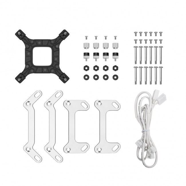 DeepCool LQ360 ULTRA ARGB Processor Liquid cooling kit 12 cm White