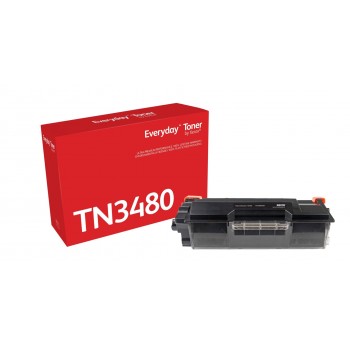 Everyday Mono Toner by Xerox compatible with Brother TN-3480, Standard capacity