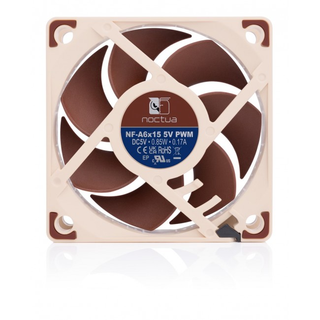 Noctua NF-A6x15 5V PWM 60x15mm, 5V premium fan with PWM