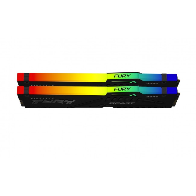 Kingston Technology FURY Beast 32GB 6000MT/s DDR5 CL30 DIMM (Kit of 2) RGB XMP