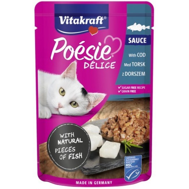 VITAKRAFT Po sie Delice Fish selection - wet cat food - 6 + 1 x 85g
