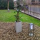 Solar Garden Bollard V-TAC 4W LED SAMSUNG CHIP Gray 2-functions IP65 VT-66 3000K 280lm Solar Garden Bollard V-TAC 4W LED SAMSUNG CHIP Gray 2-functions IP65 VT-66 3000K 280lm