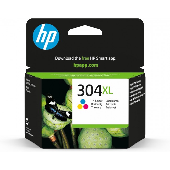 HP 304XL Tri-color Original Ink Cartridge HP 304XL Tri-color Original Ink Cartridge