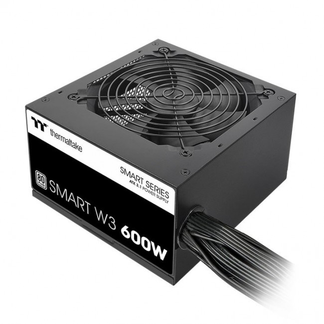 Thermaltake Smart W3 power supply unit 600 W 24-pin ATX ATX Black Thermaltake Smart W3 power supply unit 600 W 24-pin ATX ATX Black