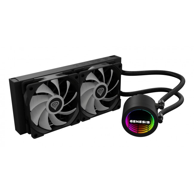 GENESIS NLG-2319 computer cooling system Computer case Liquid cooling kit Black GENESIS NLG-2319 computer cooling system Computer case Liquid cooling kit Black