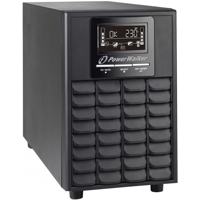 PowerWalker VFI 1500 CG PF1 uninterruptible power supply (UPS) Double-conversion (Online) 1.5 kVA 1500 W 4 AC outlet(s) PowerWalker VFI 1500 CG PF1 uninterruptible power supply (UPS) Double-conversion (Online) 1.5 kVA 1500 W 4 AC outlet(s)
