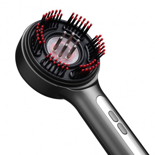 Regenerating hairbrush massager for hair and scalp MT6537 Regenerating hairbrush massager for hair and scalp MT6537