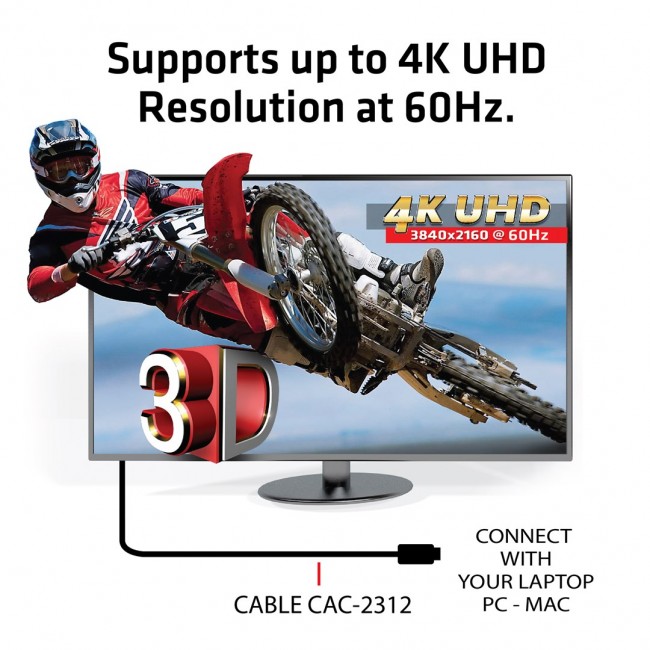 CLUB3D HDMI 2.0 4K60Hz UHD Cable 5m/16.4ft CLUB3D HDMI 2.0 4K60Hz UHD Cable 5m/16.4ft