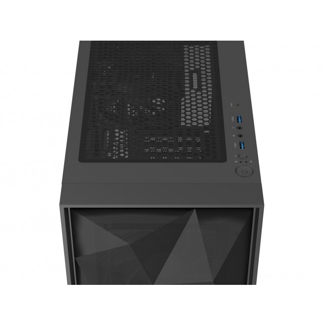 GENESIS DIAXID 605F MIDI TOWER CASE WITH USB-C WINDOW BLACK