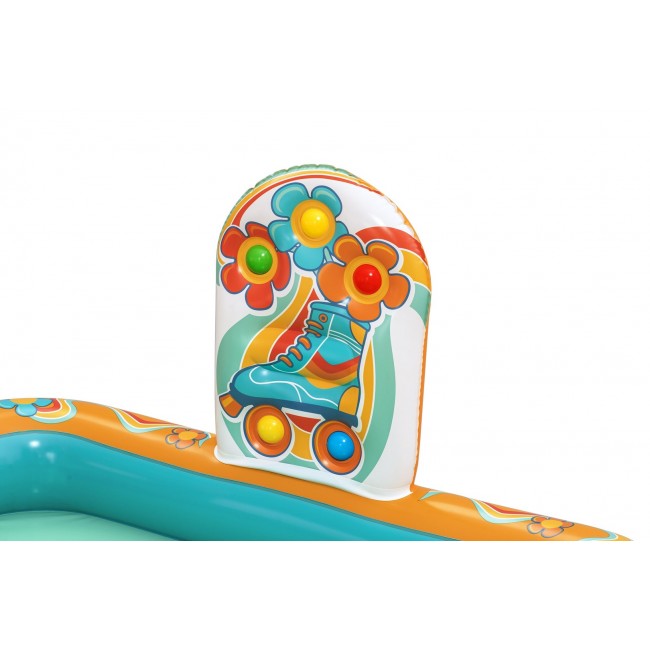 Bestway Retro Groove Kids Inflatable Play Center and Pool 1.93 m x 1.52 m x 74 cm