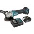 Cordless angle grinder 3Ah w/ charger