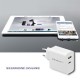 Qoltec 51718 Charger | 45W | 5-20V | 2.4-3A | USB type C PD | USB | White Qoltec 51718 Charger | 45W | 5-20V | 2.4-3A | USB type C PD | USB | White