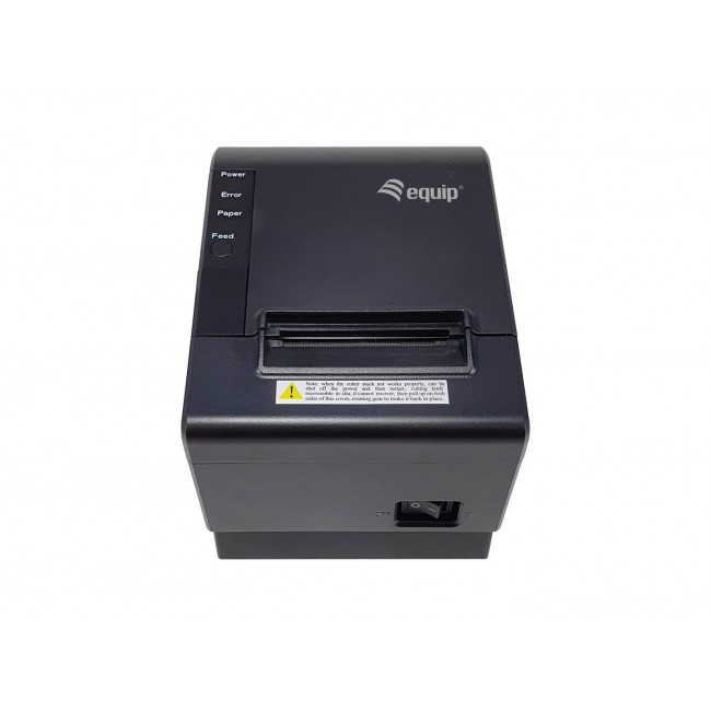 Equip 58mm Thermal POS Receipt Printer with Auto Cutter, USB/Ethernet/Cash Drawer connection