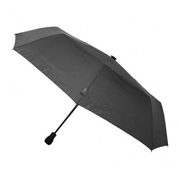 EuroSCHIRM light trek automatic Black Fiberglass Polyester Compact Rain umbrella