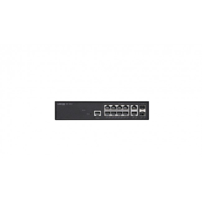 GS-2412 Managed L2+ Gigabit Ethernet (10/100/1000) Black