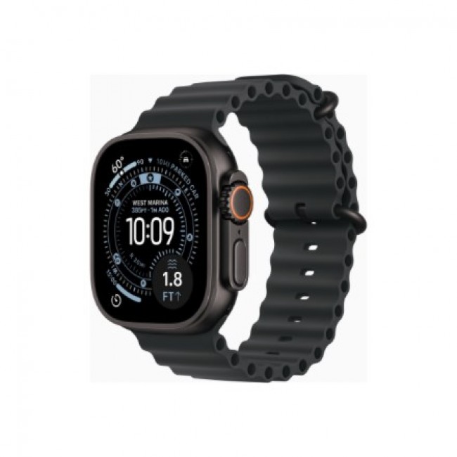 Apple Watch Ultra 3 GPS + Cellular 49mm Black Titanium Case with Black Ocean Band