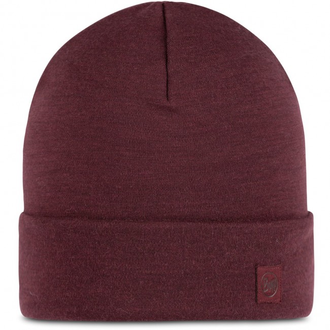 Czapka BUFF MERINO HEAVYWEIGHT BEANIE SOLID GARNET one size