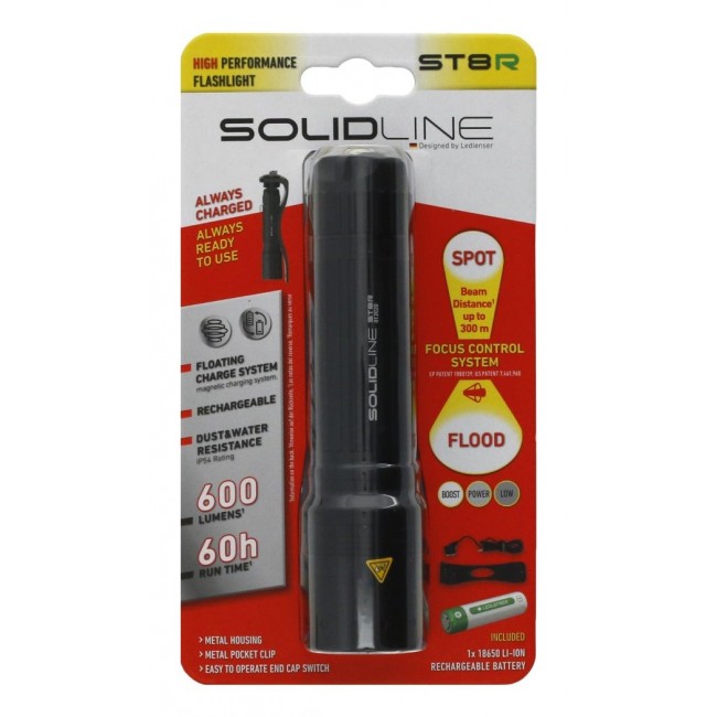 Ledlenser ST8R Taschenlampe Black Hand flashlight LED