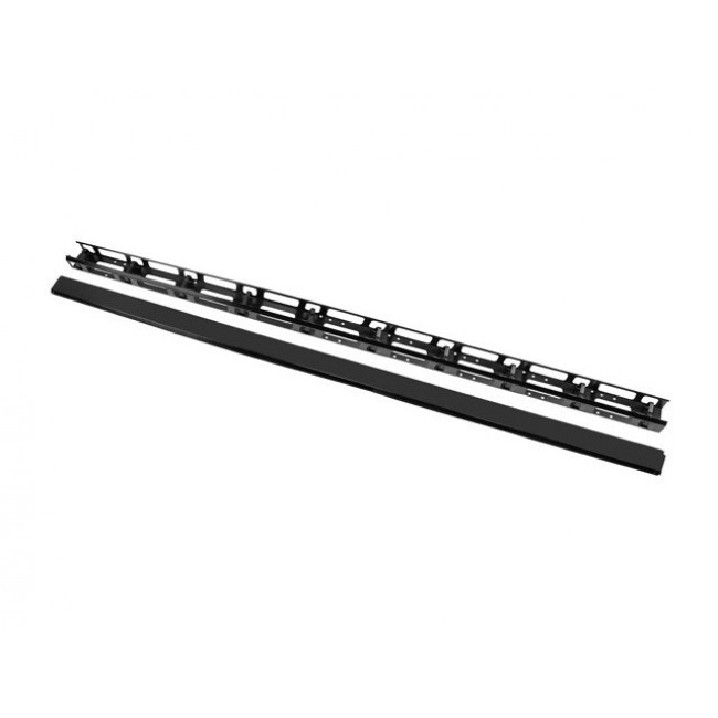 Vertical cable organizer for standing cabinets 47U (FF01 + FF02) 2 pieces black LANBERG Vertical cable organizer for standing cabinets 47U (FF01 + FF02) 2 pieces black LANBERG