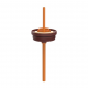 Thermal mug with telescopic straw Kambukka Rio Tumbler 950ml Almond Dream Thermal mug with telescopic straw Kambukka Rio Tumbler 950ml Almond Dream
