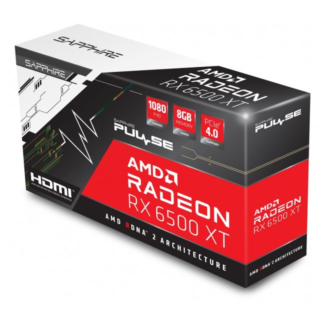 Sapphire PULSE Radeon RX 6500 XT AMD 8 GB GDDR6