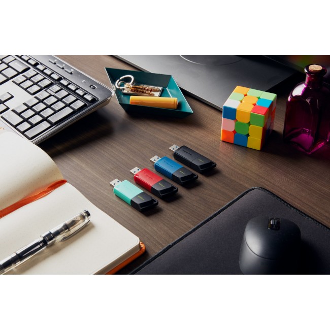 Kingston Technology DataTraveler 64GB USB3.2 Gen 1 Exodia M (Black + Blue) - 2 Pieces Kingston Technology DataTraveler 64GB USB3.2 Gen 1 Exodia M (Black + Blue) - 2 Pieces