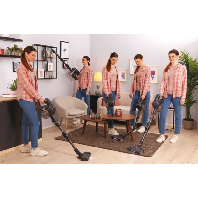 Hoover HF1 HF103X 011 Stick vacuum Battery Dry Fabric Bagless 0.9 L 170 W Titanium Hoover HF1 HF103X 011 Stick vacuum Battery Dry Fabric Bagless 0.9 L 170 W Titanium