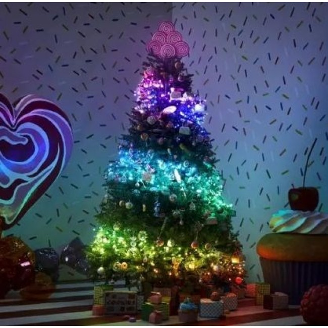Twinkly Regal Prelit 270 LED RGB 150cm Bluetooth WIFI LED Christmas tree lights