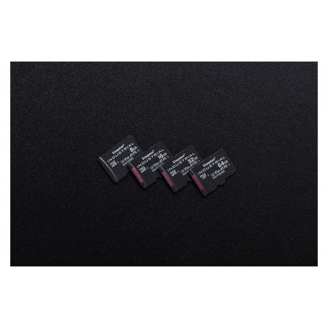 Kingston Technology 16GB microSDHC Industrial C10 A1 pSLC Card + SD Adapter