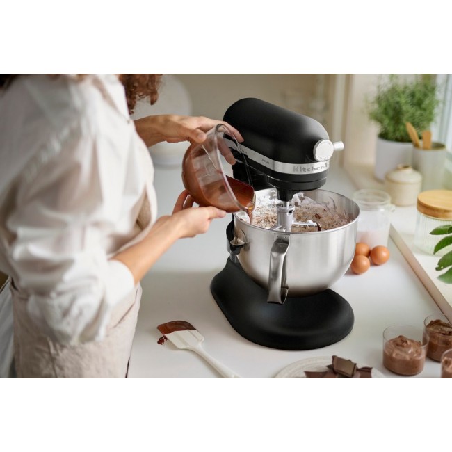 KitchenAid 5KSM60SPXEBM Stand mixer 375 W Black, Grey, Stainless steel