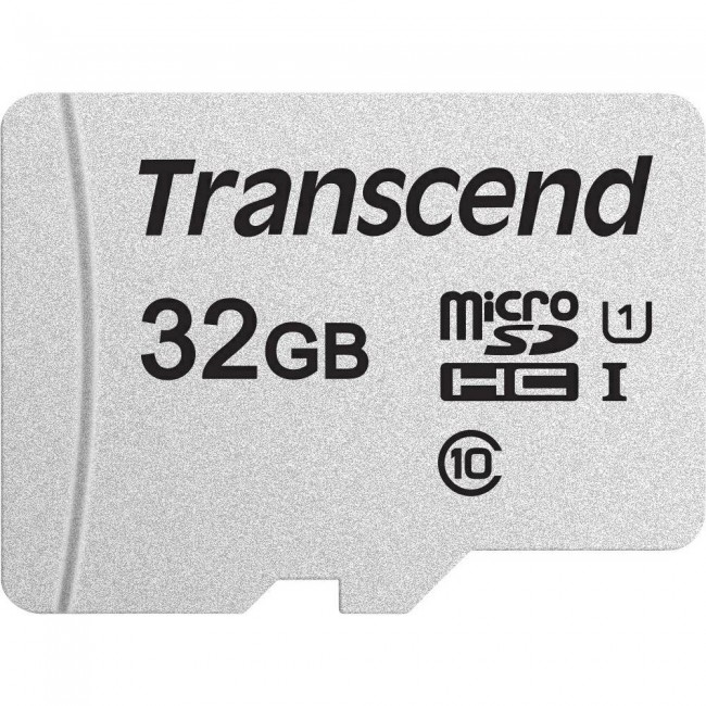 Transcend microSD Card SDHC 300S 32GB with Adapter