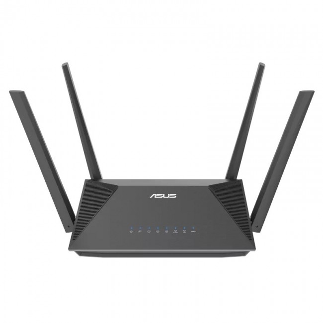 ASUS RT-AX52 AX1800 AiMesh wireless router Gigabit Ethernet Dual-band (2.4 GHz / 5 GHz) Black ASUS RT-AX52 AX1800 AiMesh wireless router Gigabit Ethernet Dual-band (2.4 GHz / 5 GHz) Black