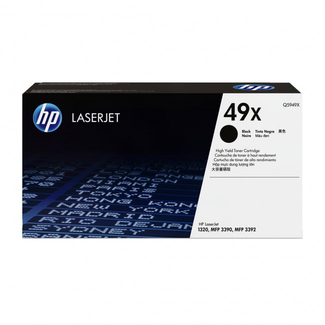HP 49X High Yield Black Original LaserJet Toner Cartridge HP 49X High Yield Black Original LaserJet Toner Cartridge