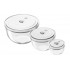 Set of 3 Zwilling Fresh&Save glass bowls