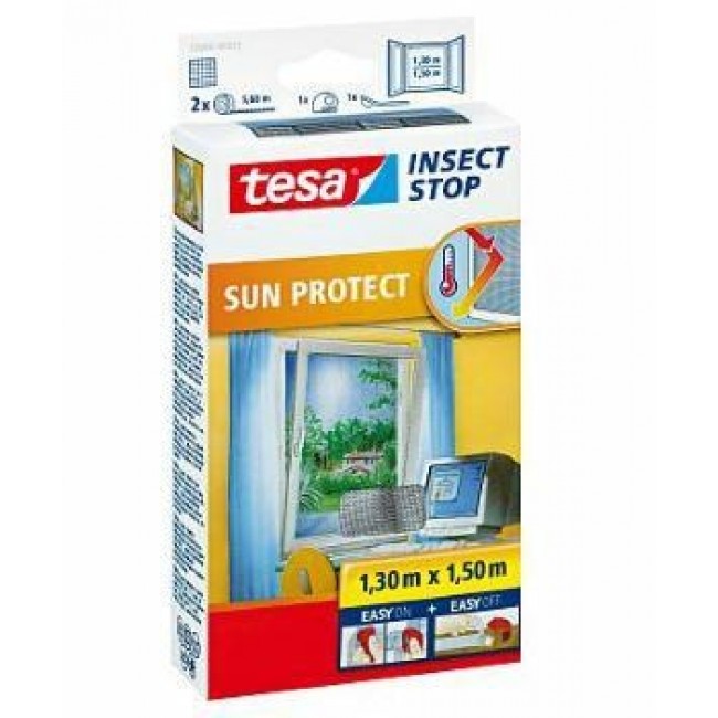 TESA Insect Stop mosquito net Window Anthracite TESA Insect Stop mosquito net Window Anthracite