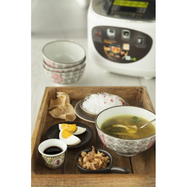 Tefal RK8121 rice cooker 750 W Silver, White