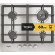 Whirlpool TGML 661 IX R Stainless steel Built-in 58 cm Gas 4 zone(s)