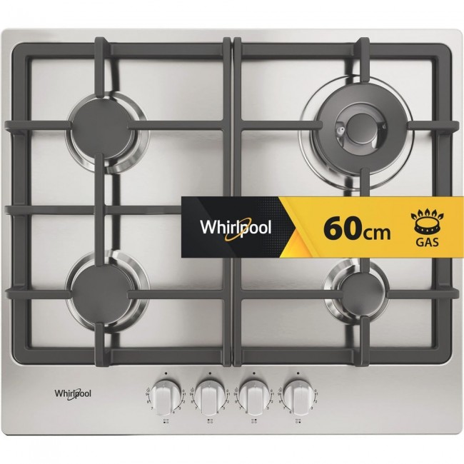 Whirlpool TGML 661 IX R Stainless steel Built-in 58 cm Gas 4 zone(s)