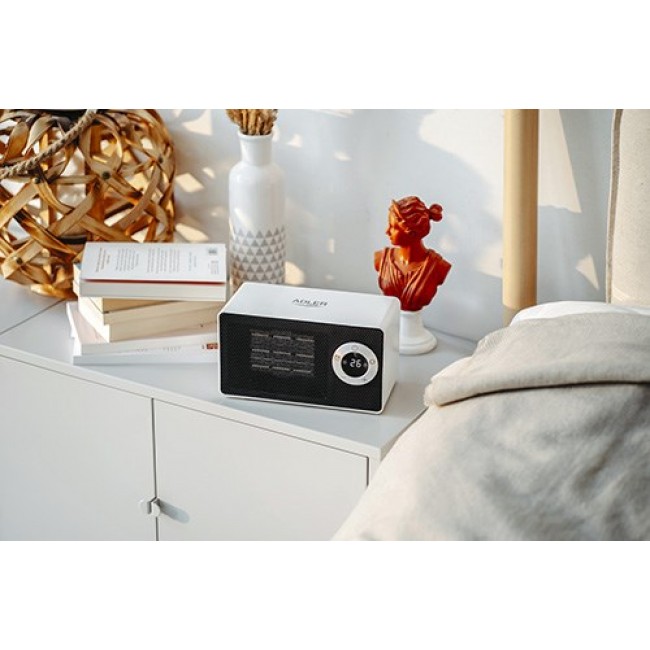 Adler AD 7746 electric space heater Indoor White 1000 W Fan electric space heater