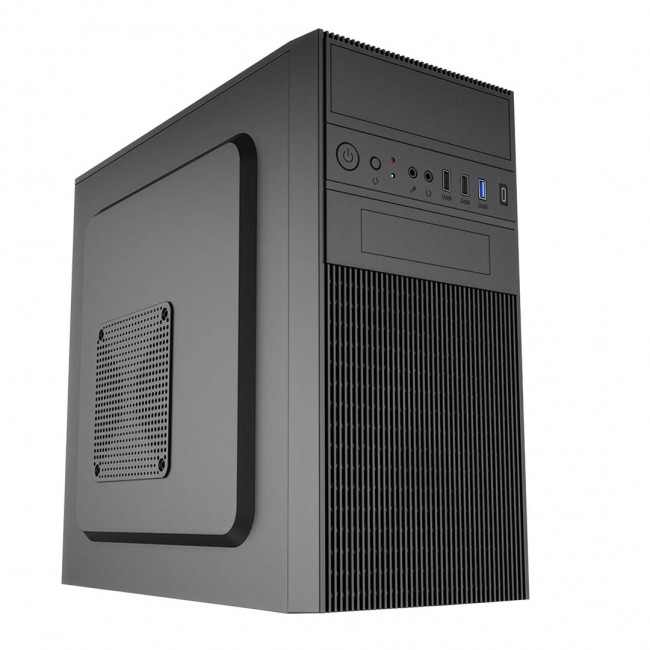 Akyga Obudowa Micro ATX AK19BK USB-C + USB 3.0 + 2x USB 2.0 czarna bez PSu Micro Tower Black