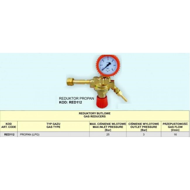 REDUCER PROPAN RED112 .